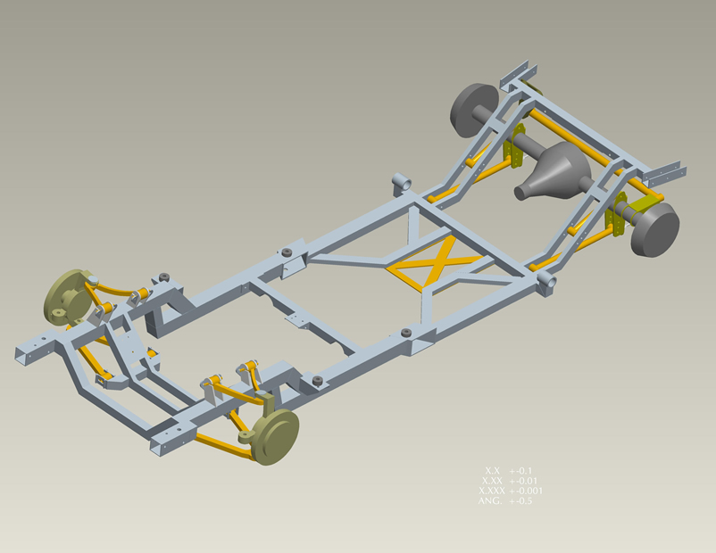 Muscle Car Metal - SPORT CHASSIS - C5 Camaro Full Frame